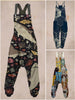 Set of 3 Women's Fashion Sleeveless Jumpsuit - D